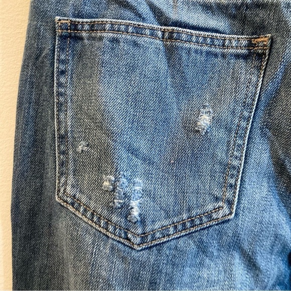 PACSUN Sz 28 Mom Style  Mid Wash Distressed 5 Pocket Jeans - Picture 11 of 13